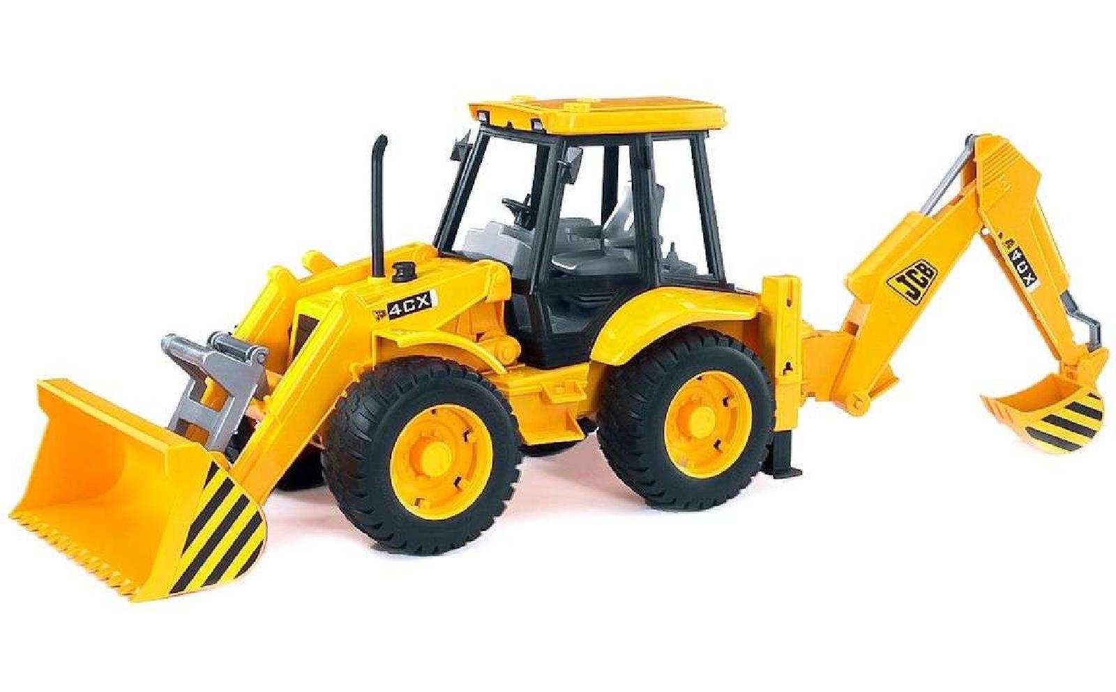 Bruder Toys 02428 Pro Series JCB 4CX C/W Loader & Backhoe Tractor Toy